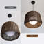 1 - Light Brown Dome Pendant