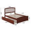 Lit plateforme Bharmal avec pied de lit et gigogne assortis-451542063-451542061