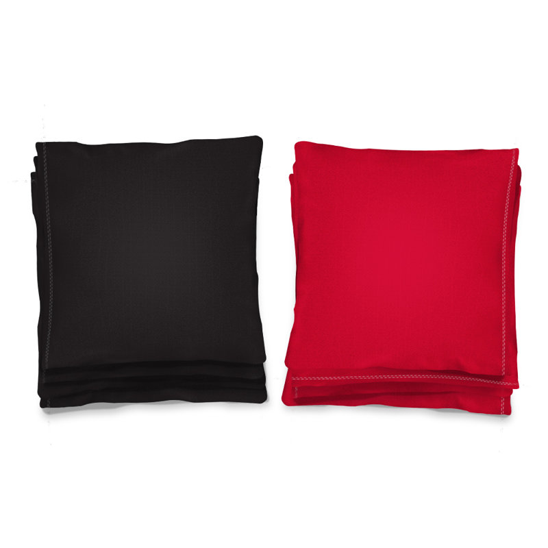 Sacs cornhole pour planches cornhole, Rouge/noir