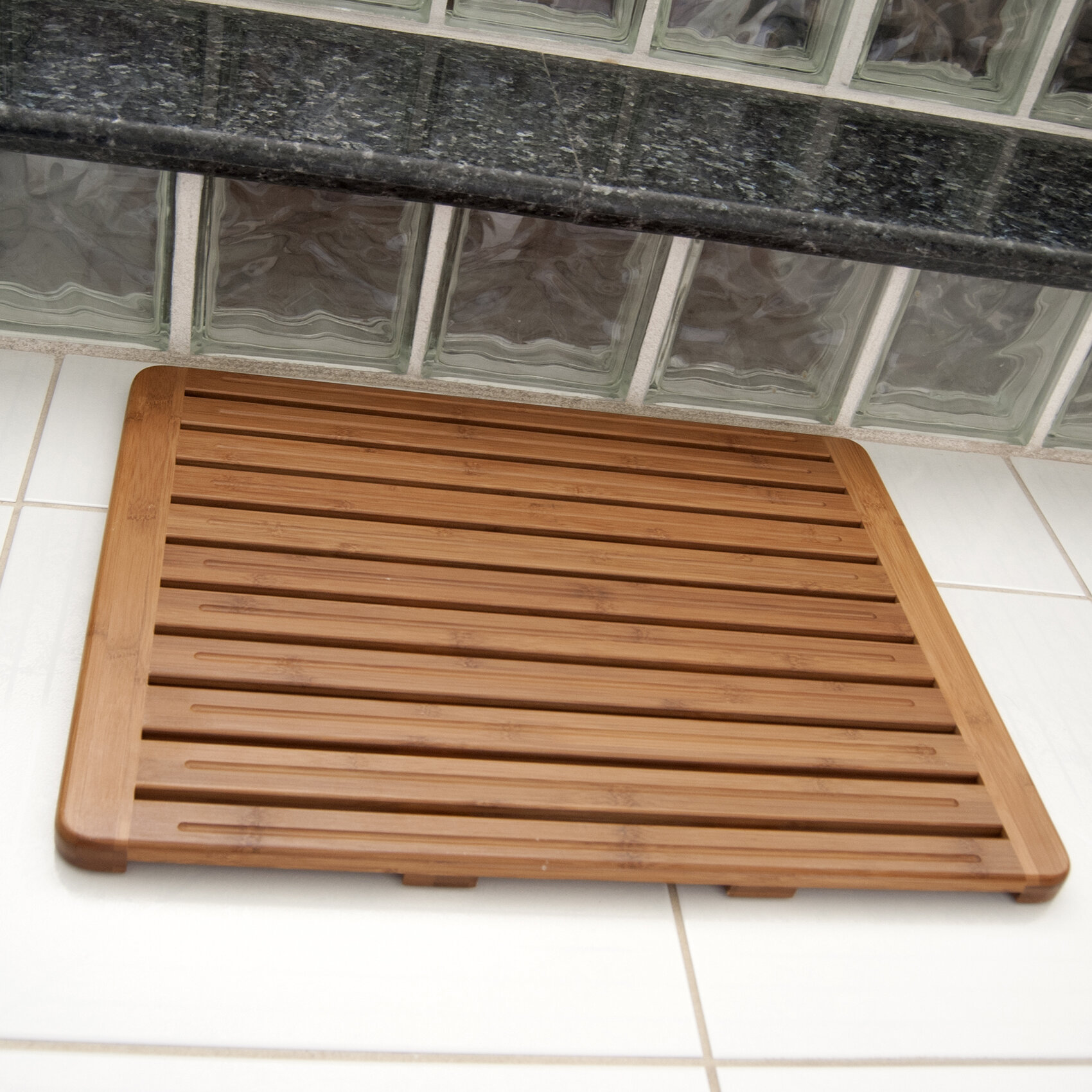 Bamboo Deluxe Shower Floor and Bath Mat – ToiletTree Products