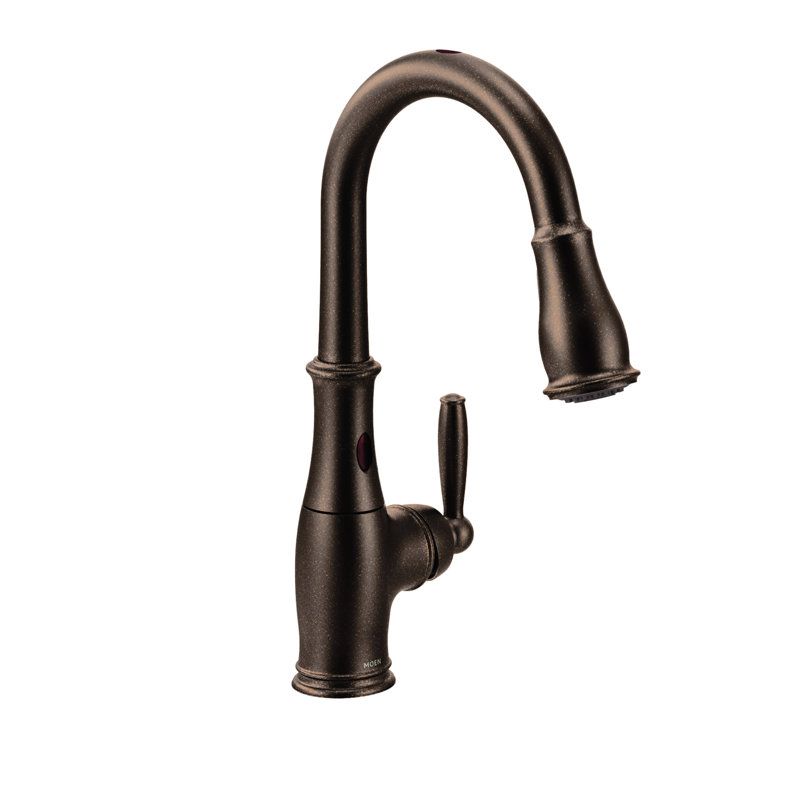 Brantford Pull Down Touchless Single Handle Kitchen Faucet, Oil Rubbed Bronze
