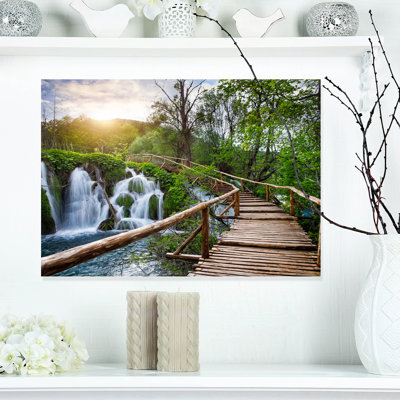 Pathway in Plitvice Lakes - Photograph Print