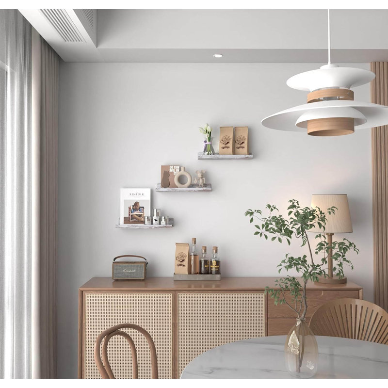 Floating Shelf, Rustic Gray