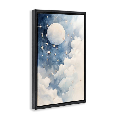 Nuit étoilée avec cadre flottant Dreamy Clouds, design Creative Studio