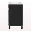 Meuble-lavabo 24 po avec lavabo en céramique, petite armoire de salle de bain, armoire moderne avec 2 tiroirs et tablette réglable-818494794-818494790