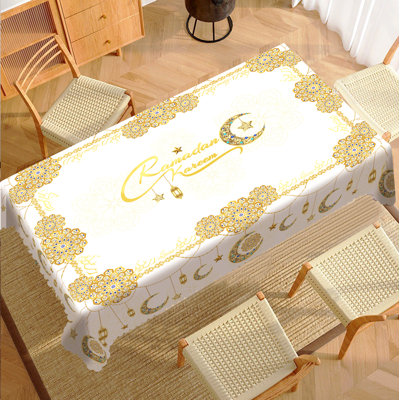 Nappe lavable en polyester avec motif Ramadan