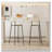 Handwoven Paper Rope Bar Stools