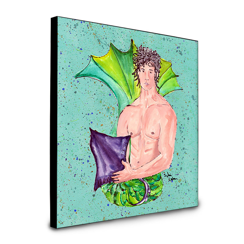 Panneau mural merman art Aileigh