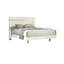 Cadre de lit blanc avec passe-partout pour grand lit 1pc