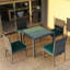 District Outdoor 5 - Piece Dining Set-1132234859