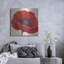 Luxe métal Art «Red Poppy I» par Tim O'Toole, métal
