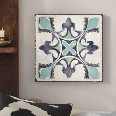 " White Moroccan Tile "