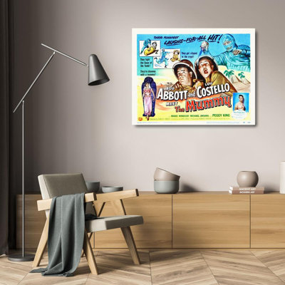 Hollywood Photo Archive Gallery Wrapped Canvas Art: Abbott and Costello, Meet The Mummy (64_487842)