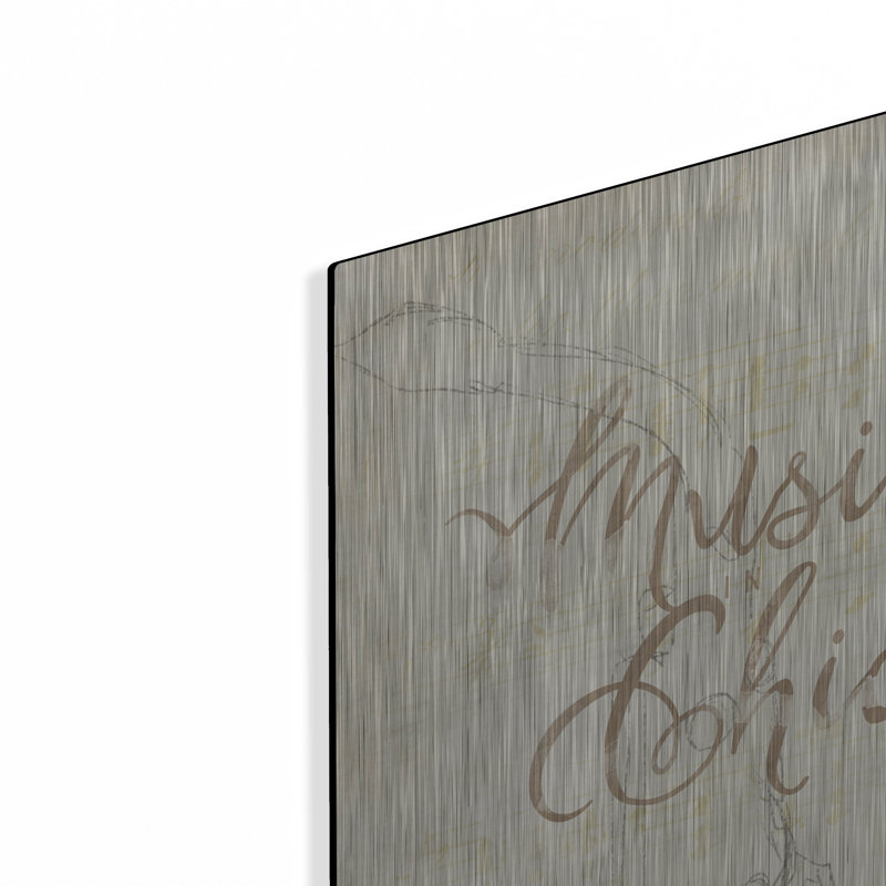 Art mural en métal Winston Porter «Musical Gift Chicago» par Katie pertiet, H 36 po x l 36 po