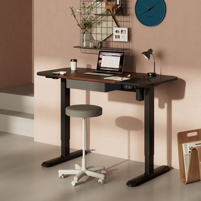 Bureau debout à hauteur réglable Dragutin, Noir