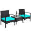 2 - Person Patio Conversation Set with Cushions-1189316503