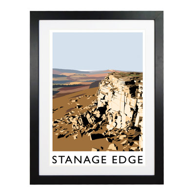 'Stanage Edge' by Richard O'Neil - Print