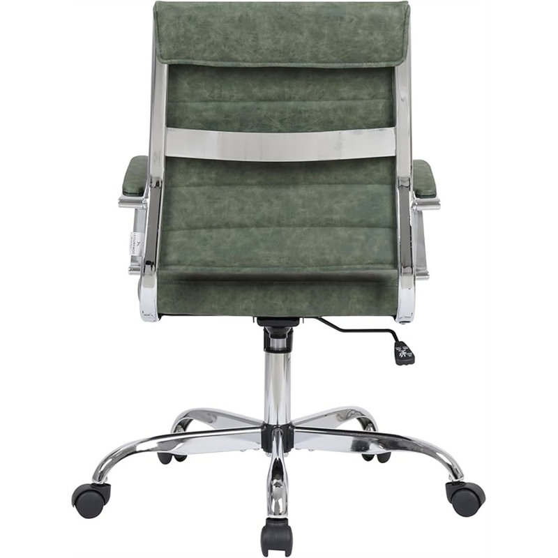 Chaise de bureau LeisureMod Benmar, vert, Green