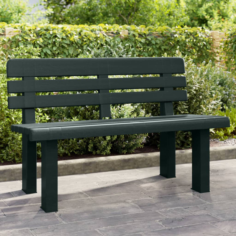 Vidaxl garden bench in polypropylene, Green