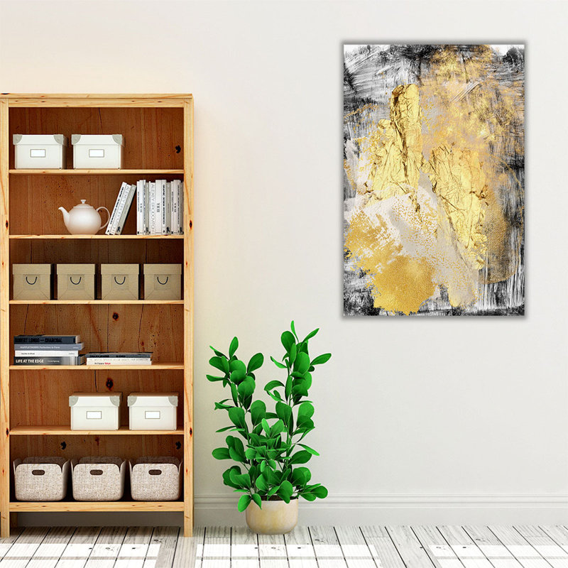 «Abstract Foil», reproduction d'art sur toile, H 48 po x l 32 po