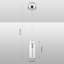Luminaire suspendu DEL en verre infusé de gouttelettes Hughesville