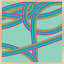 Turquoise Twist Print by Jacques Pilon-865071974-865071972