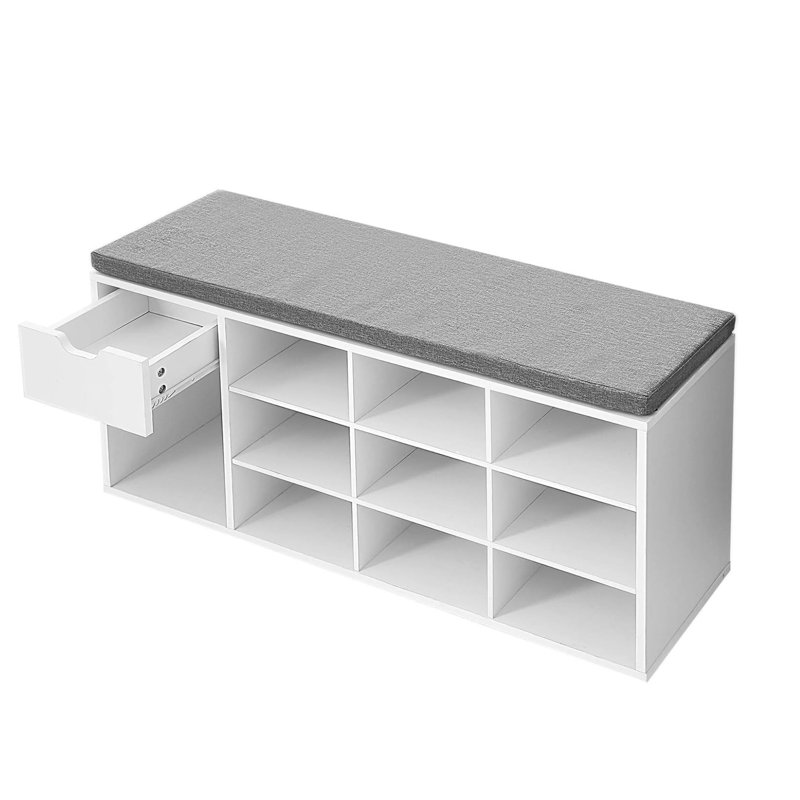 10 Pair Shoe Storage Bench