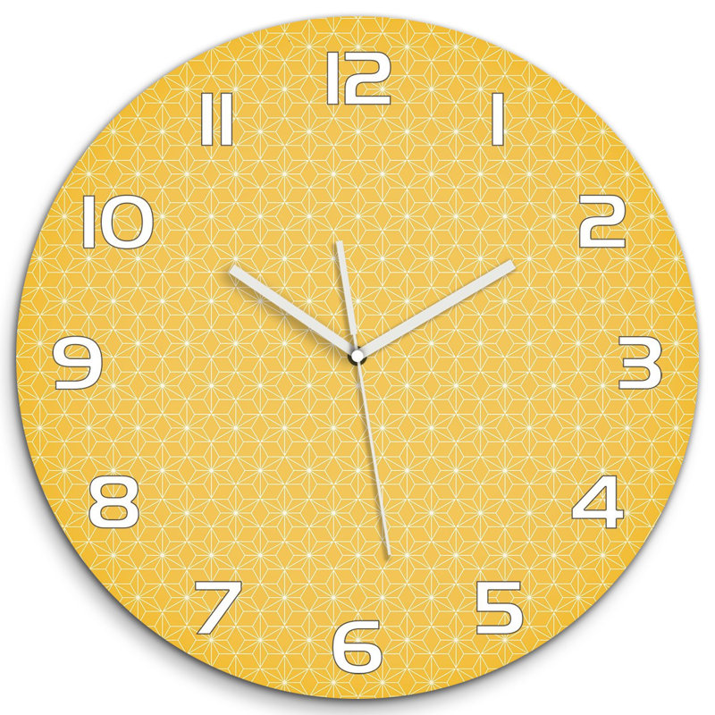 Johnnice Glass Wall Clock