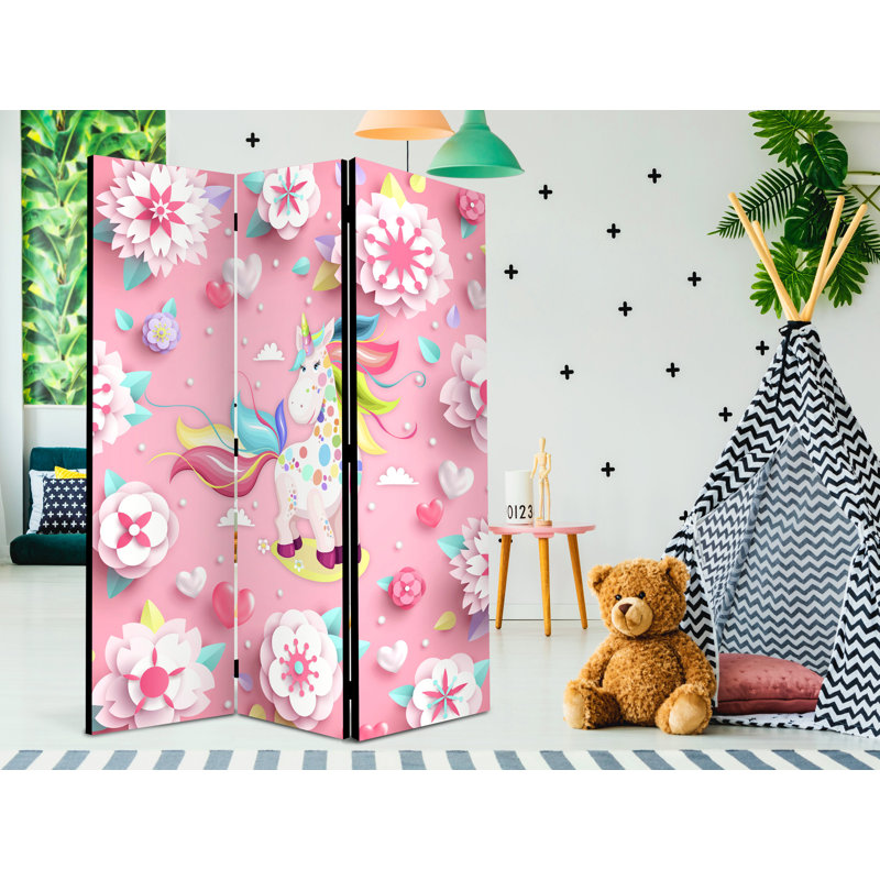 Katlyn 172cm H Folding Room Divider, 3