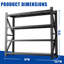 Étagère de garage industrielle robuste de 6000 lb - Support de rangement réglable en métal