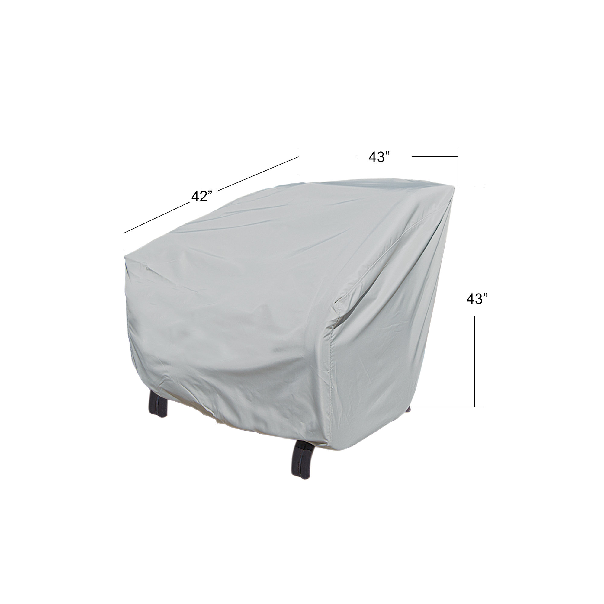 Evie Outdoor Patio Chaise Lounge Cover