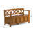 Amherst 48"W Solid Wood Entryway Storage Bench with Lift-Top Lid and Dual Compartments-121977459