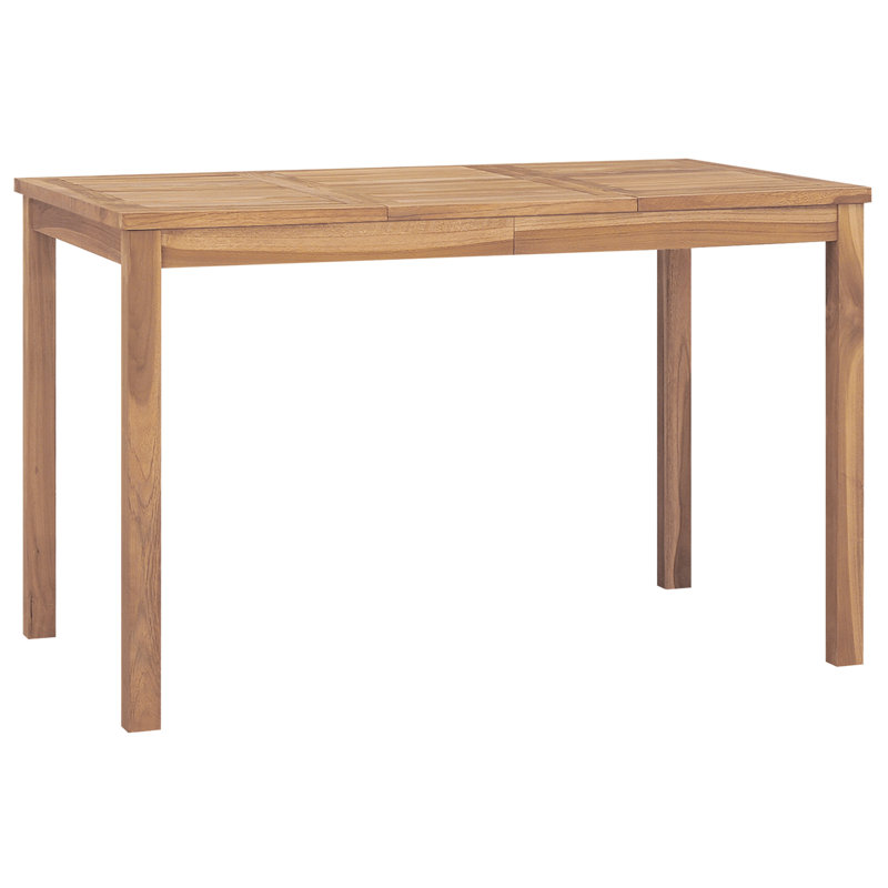 Stapleton Rectangular Teak Outdoor Dining Table , 120cm cm W 70cm cm D