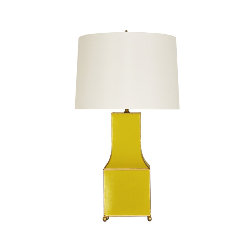 Renata Metal Table Lamp, Yellow