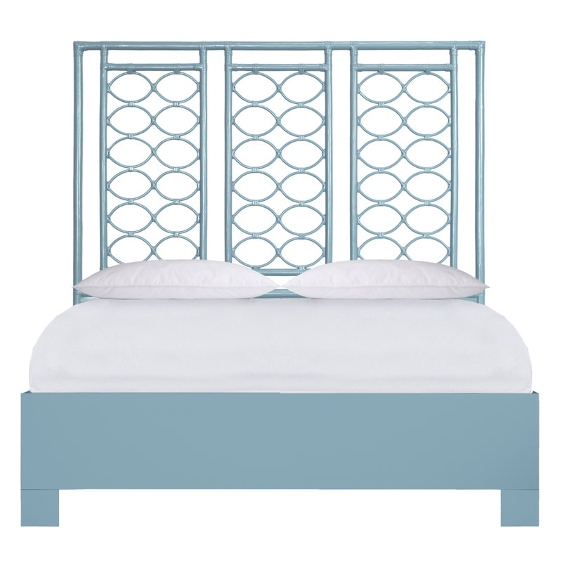 Lit standard à profil bas Infinity, Grand, Pool Blue