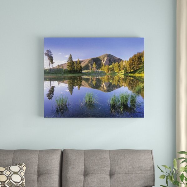 Bless international Bunsen Peak Reflected On Canvas Print - Wayfair Canada