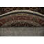 Tapis oriental traditionnel orné foncé 4 x 4 classique
