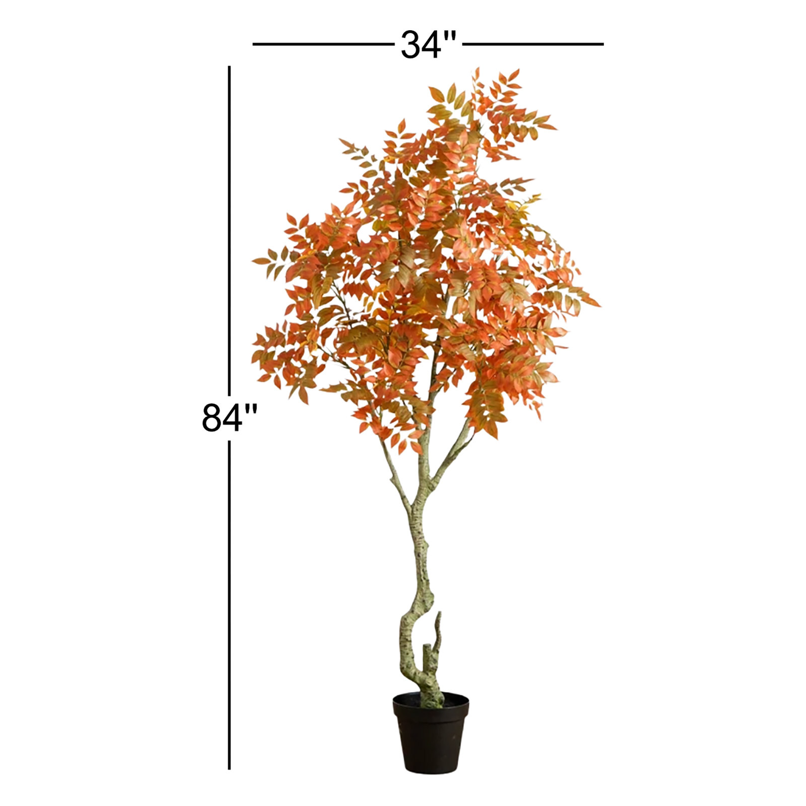 7Ft. Autumn Sumac Artificial Fall Tree