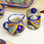 Hand Painted Ceramic Sugar Bowl with Lid