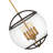 Calvin 4 - Light Unique / Statement Globe Pendant-368656537