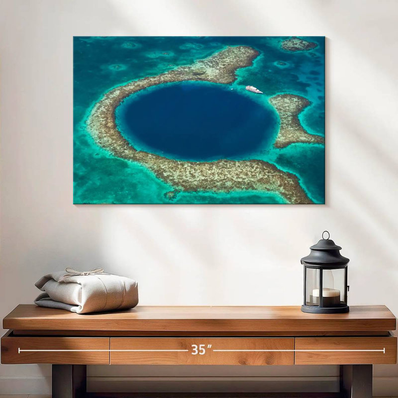 Grand trou bleu des Caraïbes, H 16 po x l 24 po