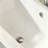 28"X14" White Ceramic Rectangular Undermount Bathroom Sink With Overflow