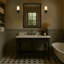 Meuble-lavabo 1 lumière Lawrie - Lawrie-684465292