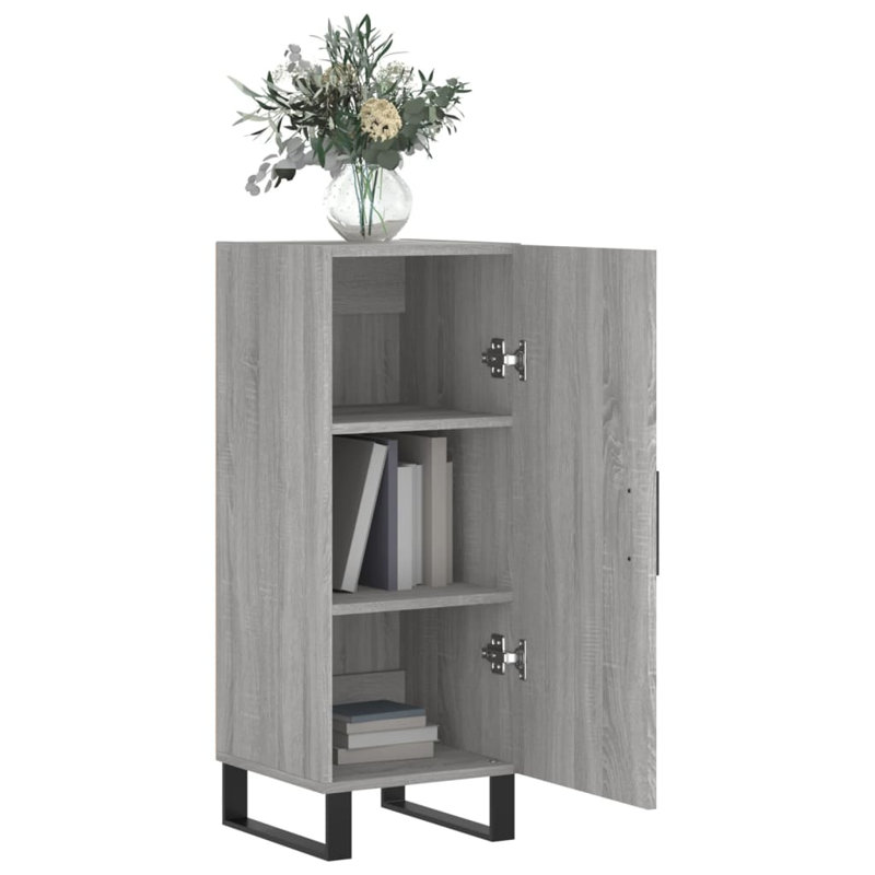 Merid 34.5cm Sideboard, Grey Sonoma