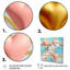 «Delsey Shining Contemporary Gold Heart I», reproduction d'un seul cadre photo sur toile-87374873-87374866