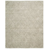 Conradina Geometric Area Rug in Brown