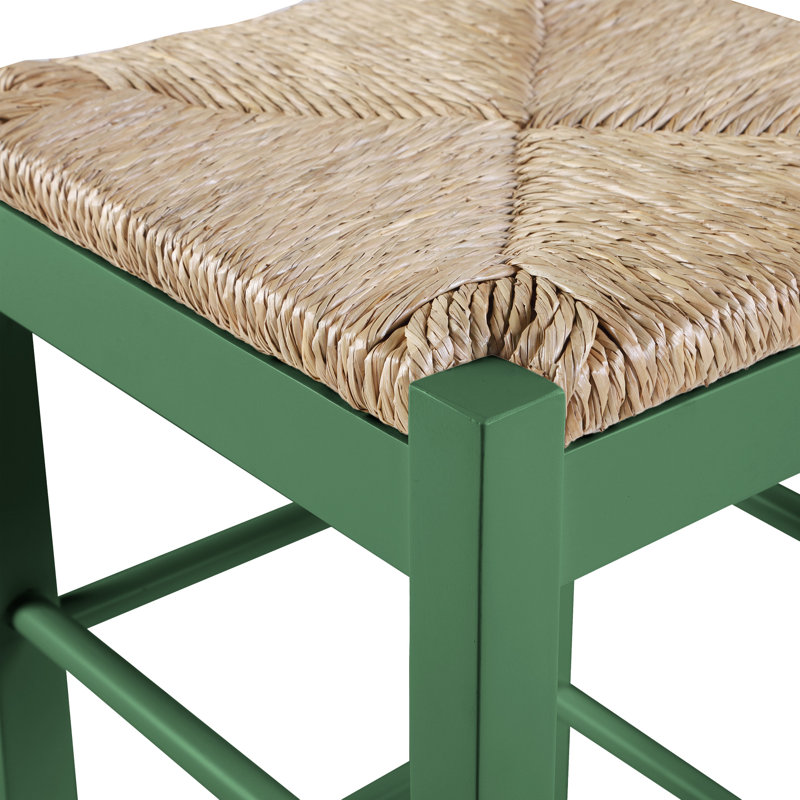 Tabouret de bar et de comptoir Miltonsburg, Tabouret de comptoir (siège d'une hauteur de 24,5, Vert