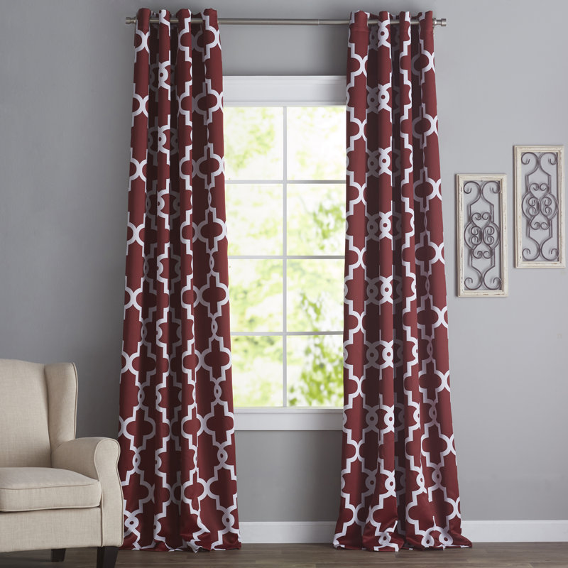 Neida Room Darkening Curtain Pair, 52" W x 84" L, Sundress Yellow