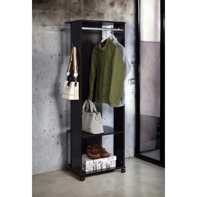 Kolen Espresso Finish Hall Tree