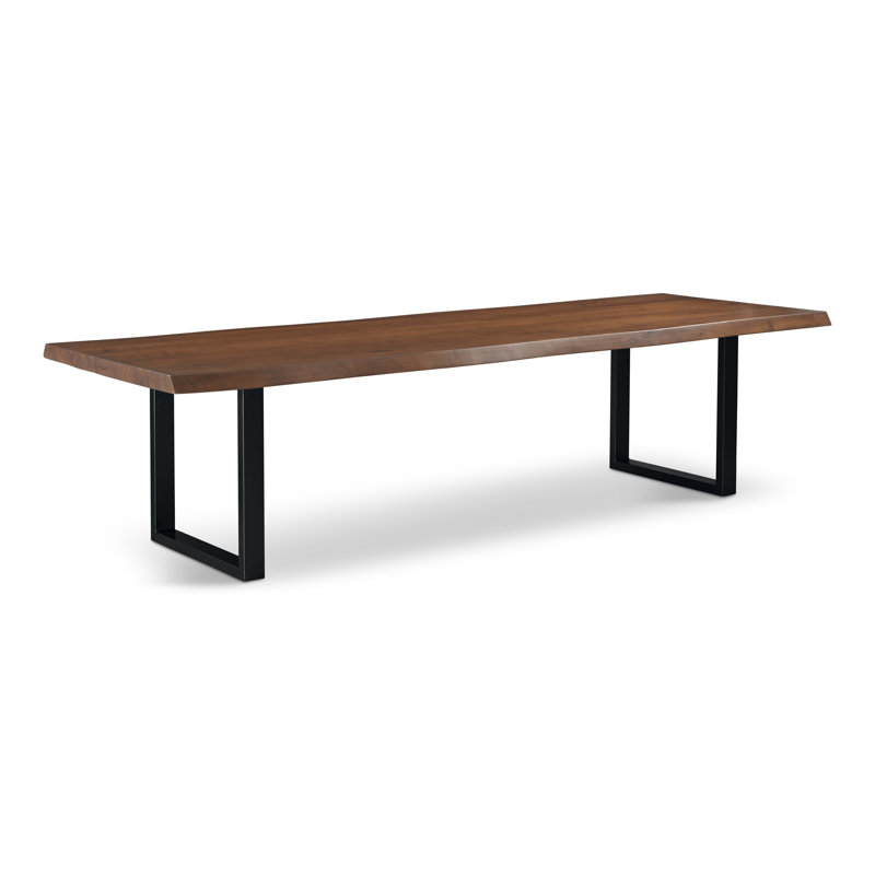 Brooks Dining Table, Americano, Black, 29.75"H x 116"L x 40"W